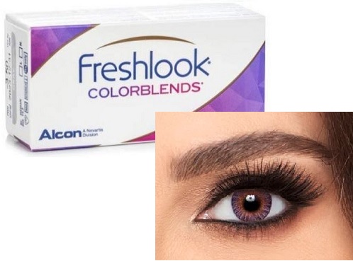 Freshlook ColorBlends Amethyst / Brown colors(Easy Wear)- Alcon